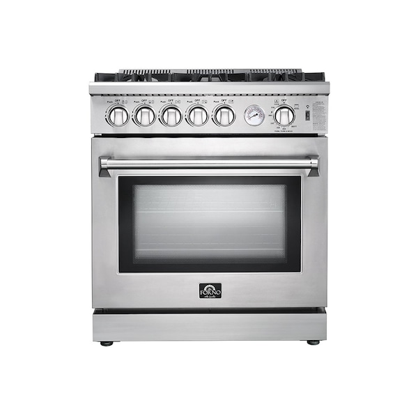 Forno Lseo Professional 30In. Freestanding Gas Range FFSGS627530 Zoro